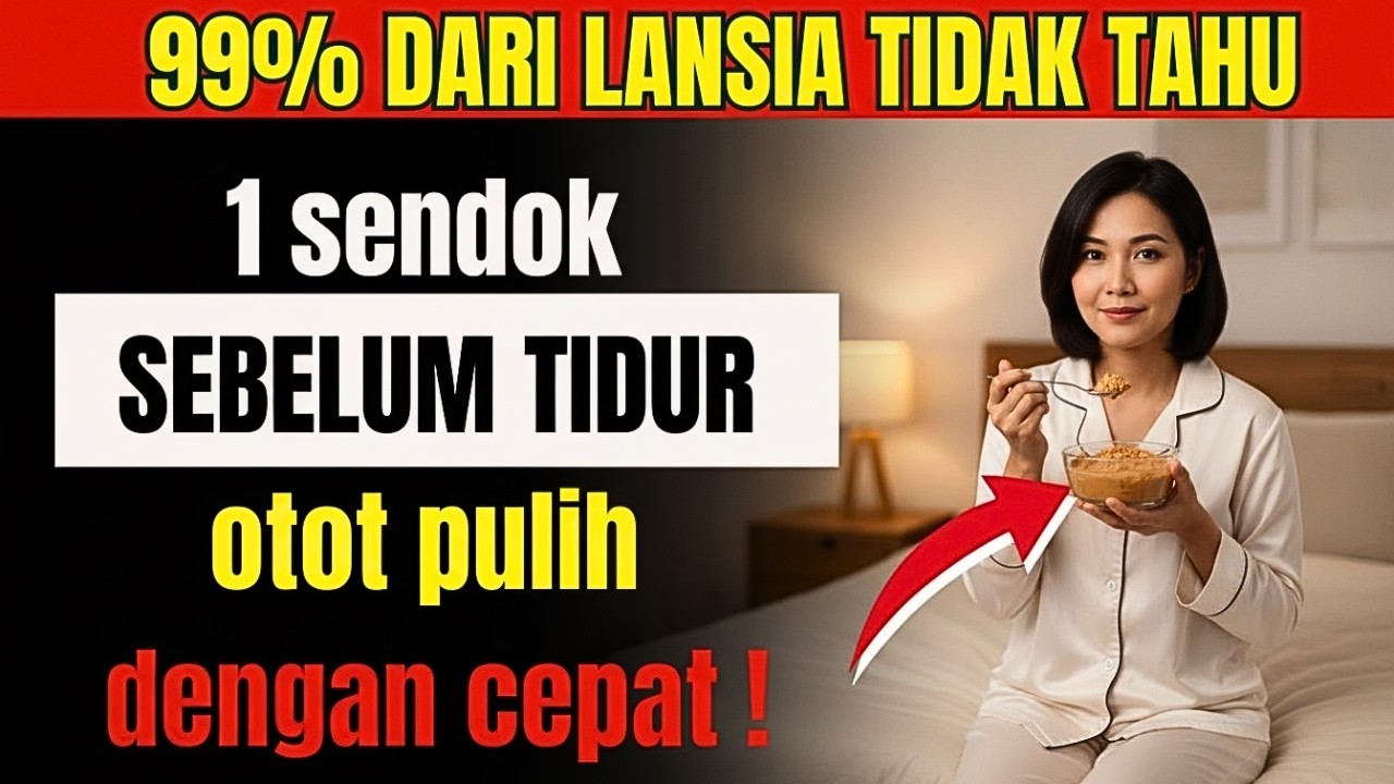 Lansia  Lakukan Ini Setiap Malam untuk Menghentikan Kehilangan Otot dengan Cepat  | Tips Kesehata