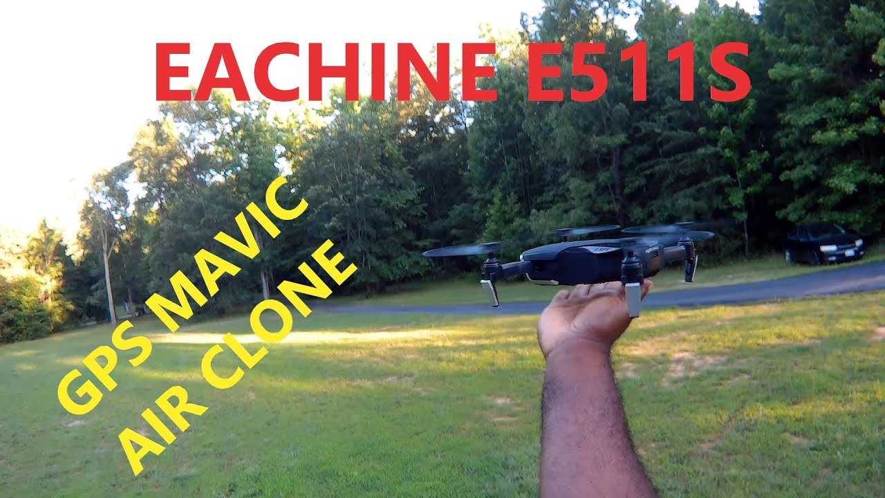 1- First Flight - Eachine E511S Drone - Stable Mavic Air Look-Alike for $100