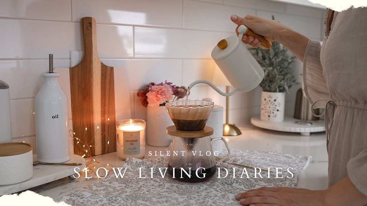 [Slow Living Diaries] Calm Morning At Home | 🌸Preparing For Spring | Cozy Baking and Cooking
