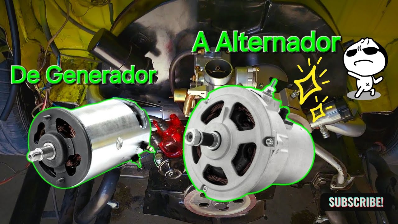 • Conversión a Alternador • Vocho proyecto • cap 11 •