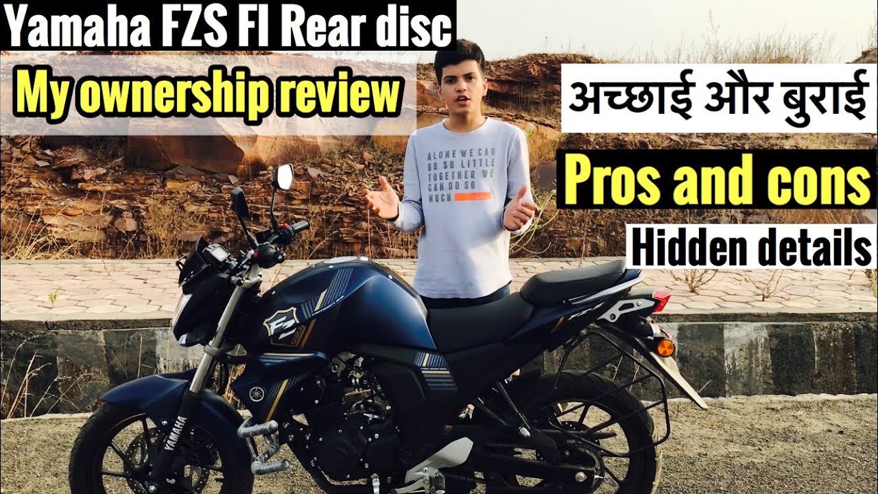 Yamaha Fzs Fi Rear disc Ownership Review | Watch before buying