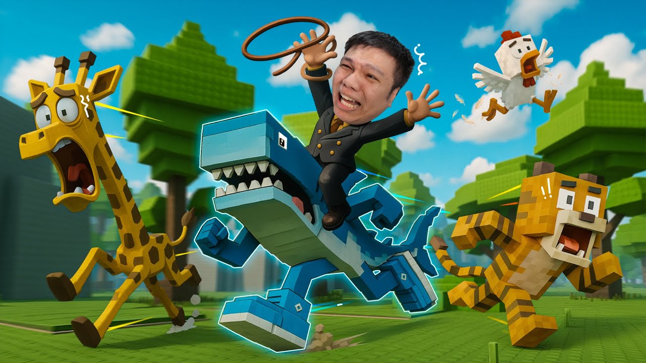 แมพจับสัตว์ ของคนไทย ปู๊นๆ l Raise Animals Roblox