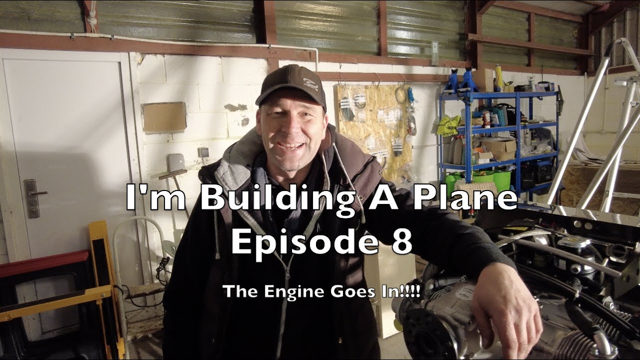 Building A Plane | Building My Skyranger Nynja | The Engine Is In | Episode 8