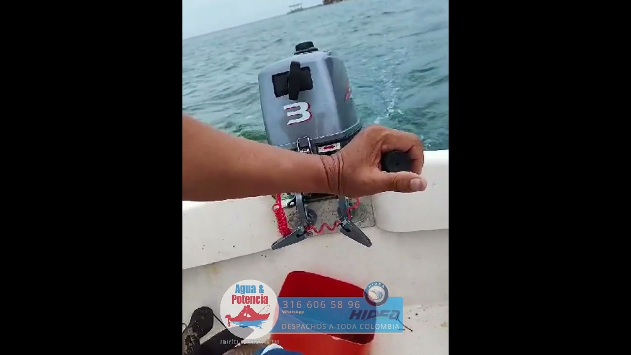 Motores Fuera de Borda 3 HP HIDEA Agua & Potencia Cel 3166065896.