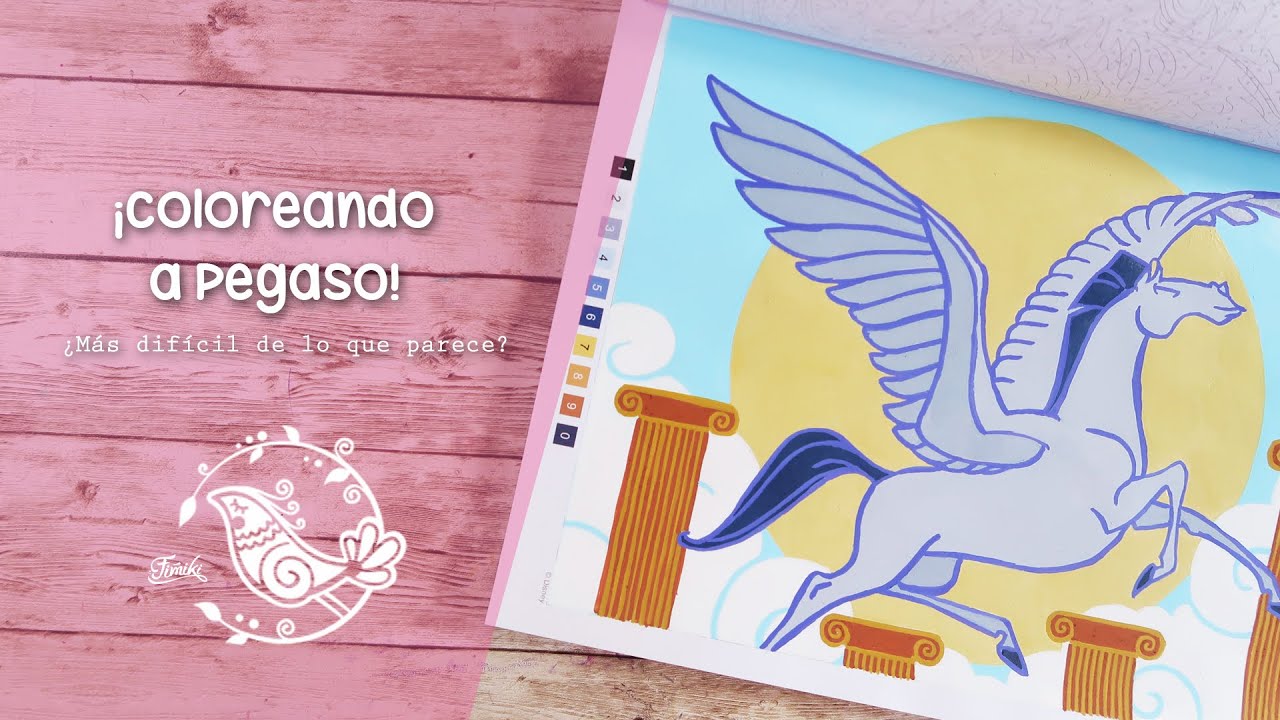 🎨 Hoy coloreo a Pegaso (Hércules) ✨ Un reto inesperado con acrílicos