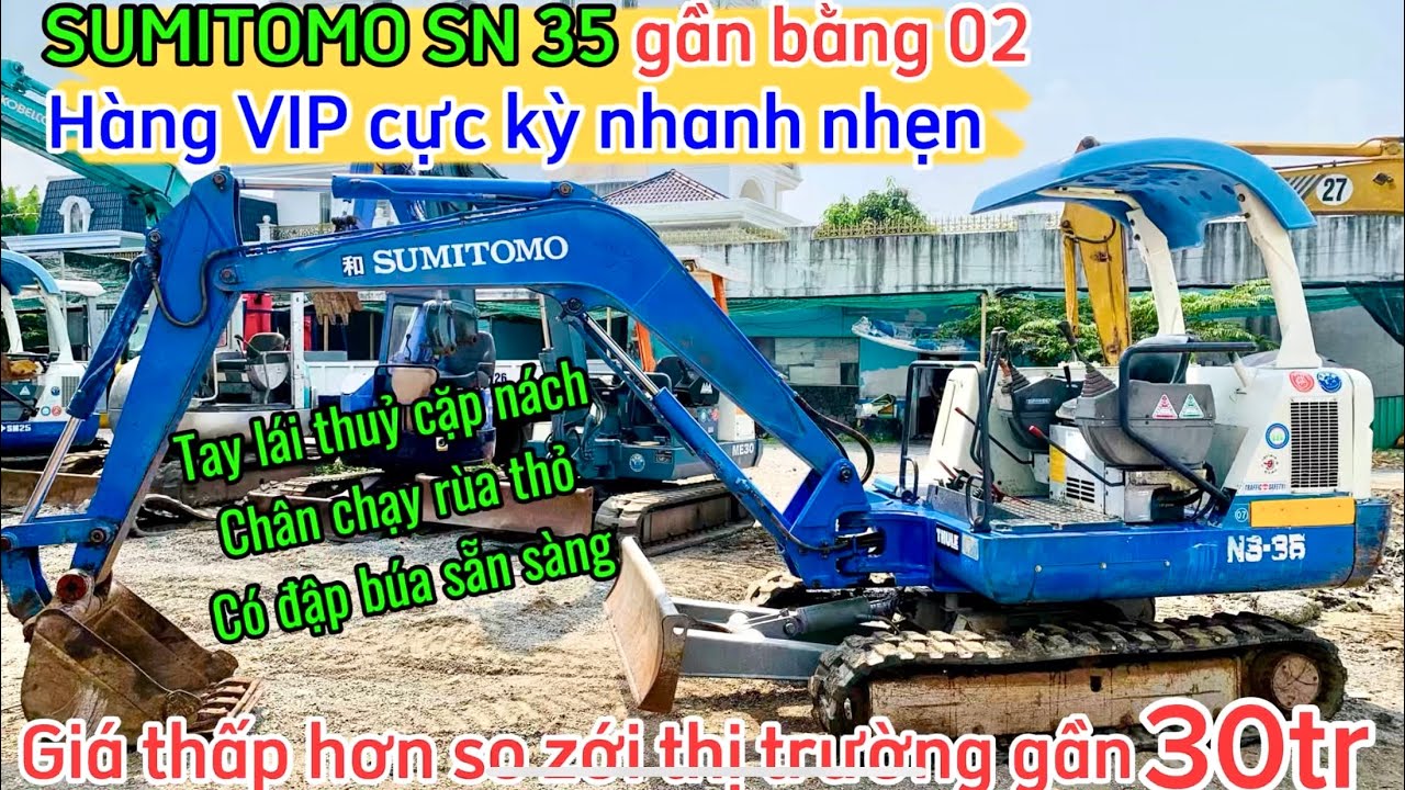 SUMITOMO SN 35 VIP 😎 hoạt động nhanh cực kỳ! ✅Sử dụng bom piton to của 02