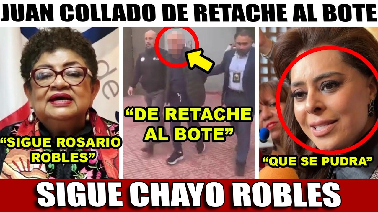FISCAL DE HIERRO CON TODO! COLLADO DE RETACHE AL BOTE ¡SIGUE CHAYO! CONFIRMAN INFO
