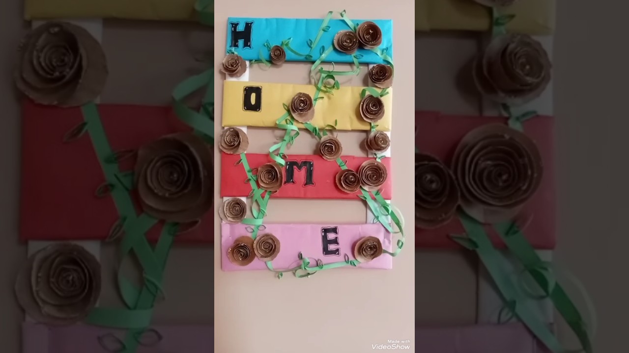 how to make with home decoration crafts ideas beautiful ❤️#homemade #homecard #viralvideo #shorts