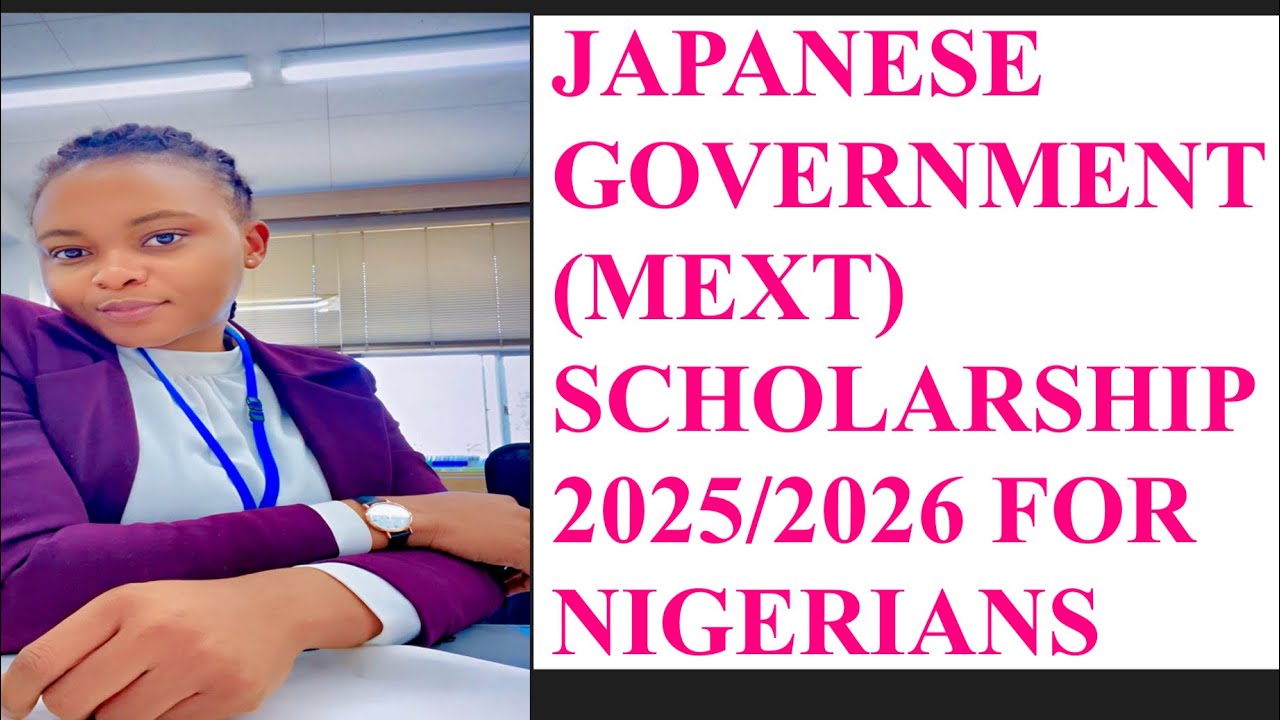 Japanese Government (MEXT) Scholarship Program application for Nigerians is Ongoing. #studyinjapan