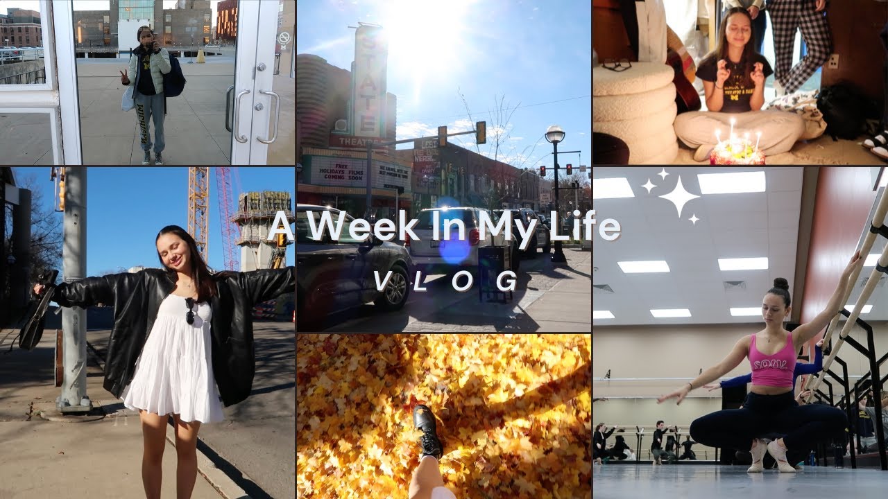 WIML Vlog - umich musical theatre, friends, family, and my birthday :)