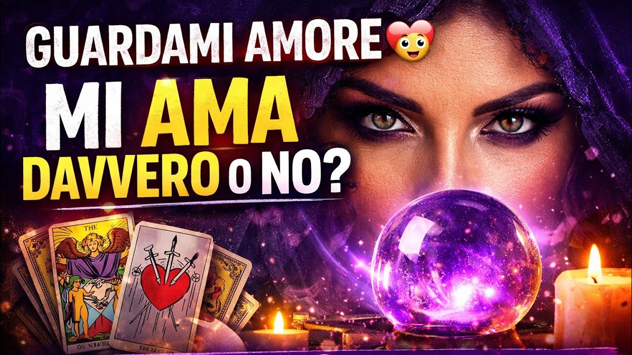🎥 GUARDAMI AMORE ❤️ MI PENSA? TORNA? 🔮 Cartomanzia Amore | Tarocchi sul Destino di Coppia