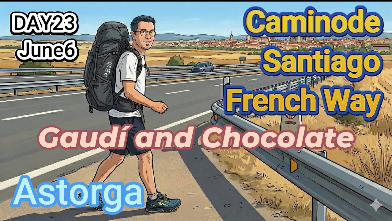 Day23/38 Gaudi and Chocolate【Camino de Santiago French Way】Astorga