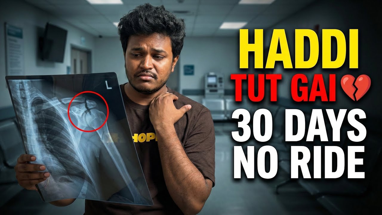 Hath Tut Gaya 😭 Ab Kaise Bike Ride Hoga ? 😫Accident Hogaya 😣