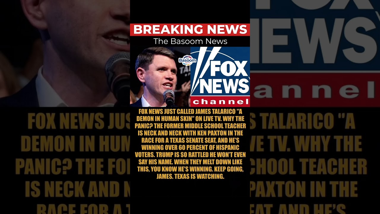 BREAKING: Fox Host MELTS DOWN as James Talarico Surges in Texas Senate Race! 😱🇺🇸