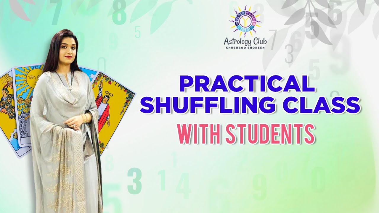 Practical Shuffling Class With students || Astrology club