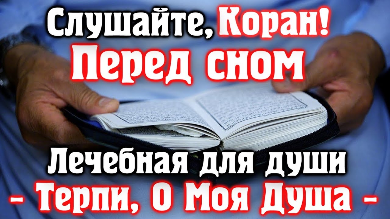 🌙 СЛУШАЙТЕ КОРАН ПЕРЕД СНОМ - ЛЕЧЕБНАЯ ДЛЯ ДУШИ, ТЕРПИ О МОЯ ДУША Очень красивое чтение корана