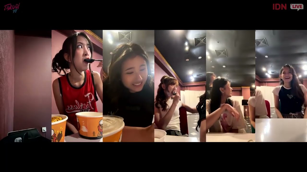 IDN Live Greesel Lia Oniel Indah Eli Raisha JKT48 Collab | 28 November 2025