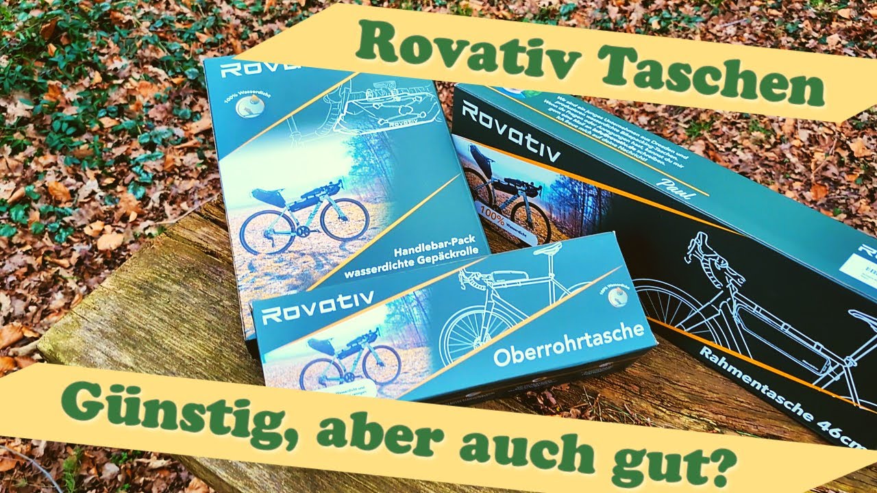 Bikepacking Taschen von Rovativ im Test – Sind sie das Geld wert? 💰🚲