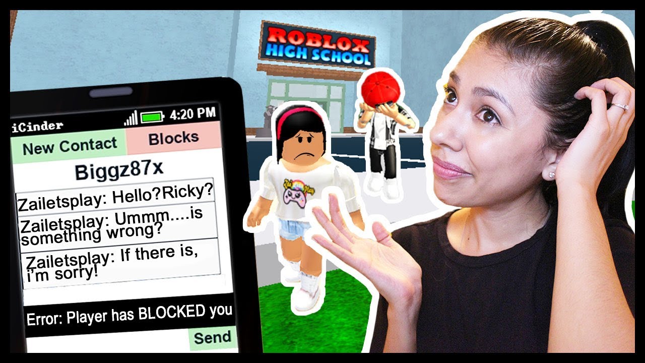 MY EXBOYFRIEND BLOCKED ME BECAUSE I BROKE HIS HEART! - ROBLOX HIGH SCHOOL