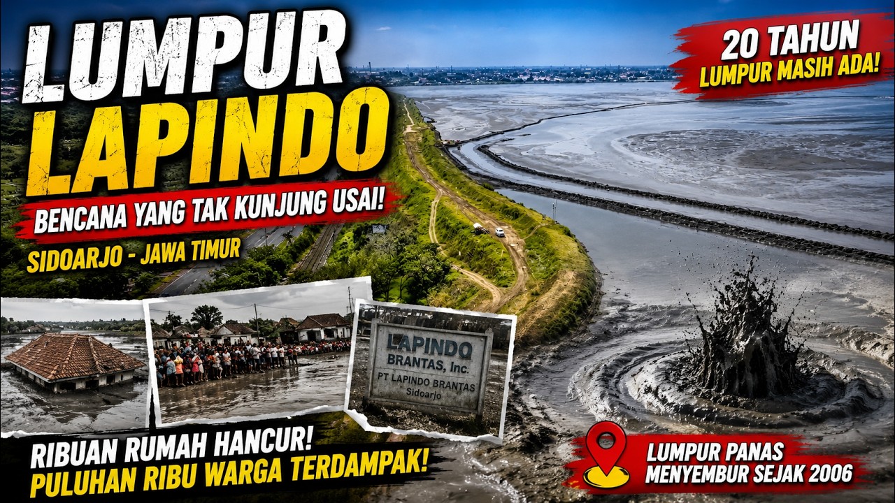 Lumpur Lapindo Tanggulangin Porong SIDOARJO 2026