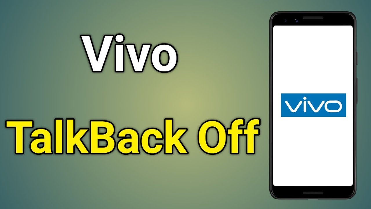 Vivo Talkback Off | Vivo Mobile Talkback Off | Vivo Talkback Kaise Off Kare
