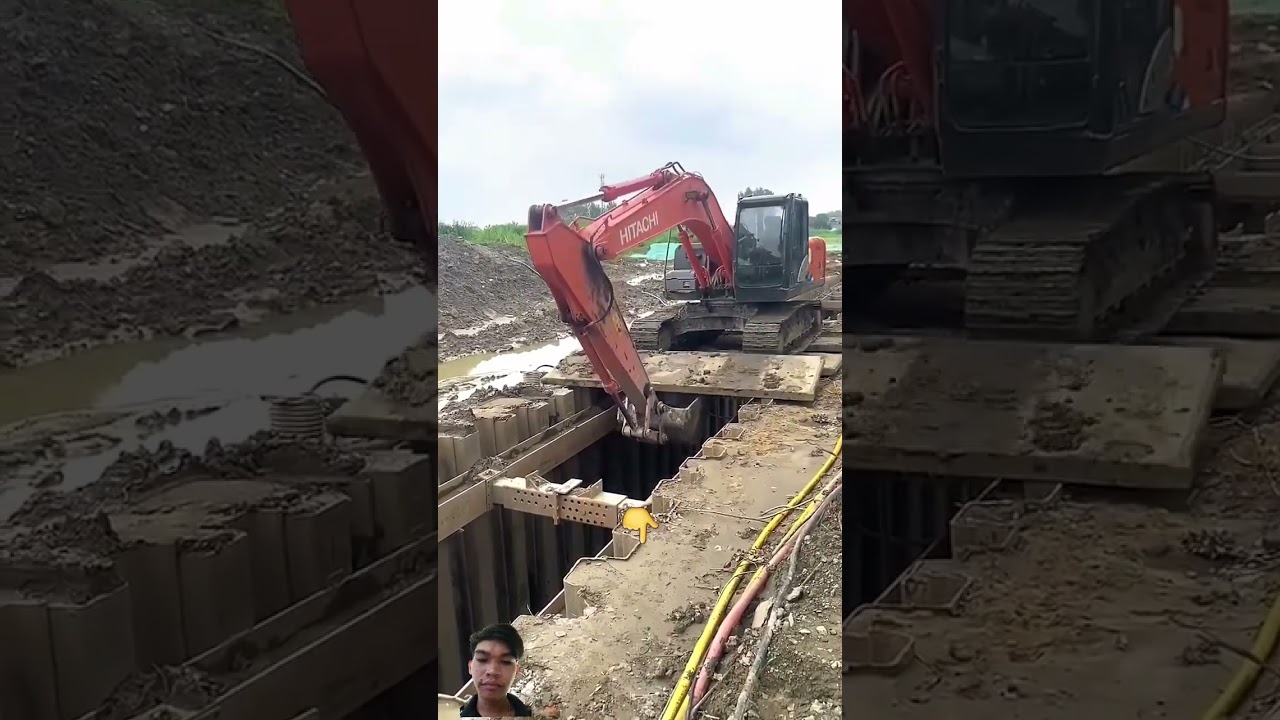 Mud pit excavator operation#excavator #excavatorforkids #excavatorworking #excavatortoys