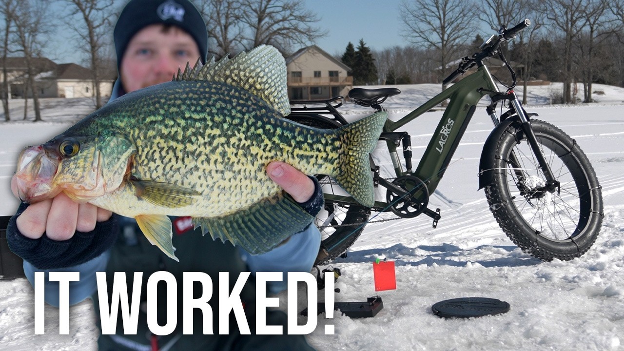 I Took My E-Bike ICE Fishing... BETTER Than I Expected!