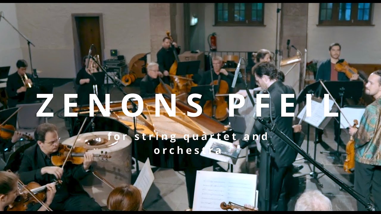 Gustavo Strauß: Zenons Pfeil - for orchestra and string quartet | TEASER | Paranormal String Quartet