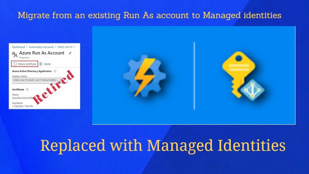 Migrate from an Automation Run As account to a Managed Identity for VM Start & Stop
