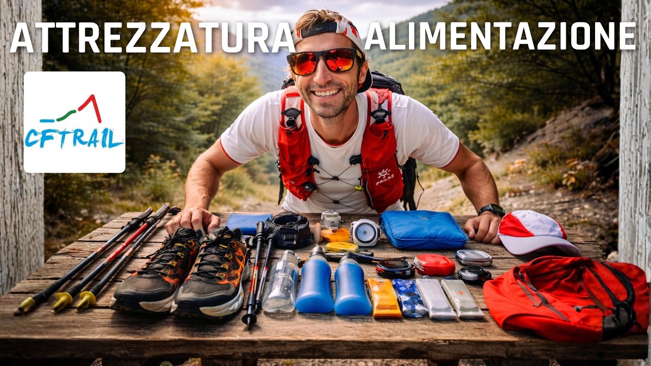 La mia ATTREZZATURA e ALIMENTAZIONE per correre Campo dei fiori da 70km