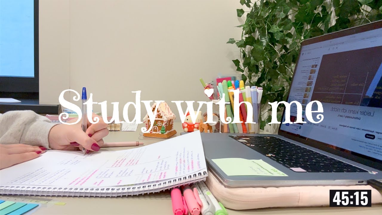 📚 6 HOUR STUDY WITH ME | pomodoro 60/10 + rain sounds