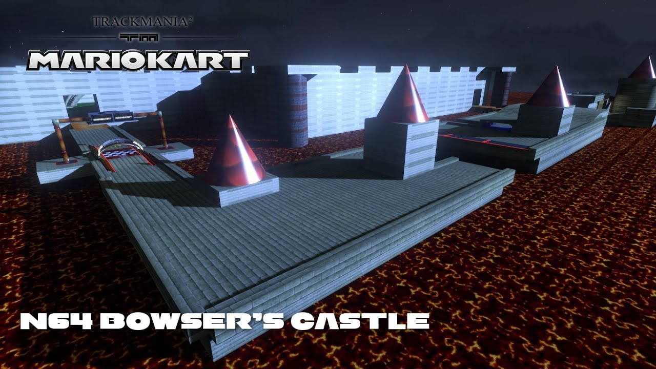 Mario Kart TrackMania- N64 Bowser's Castle