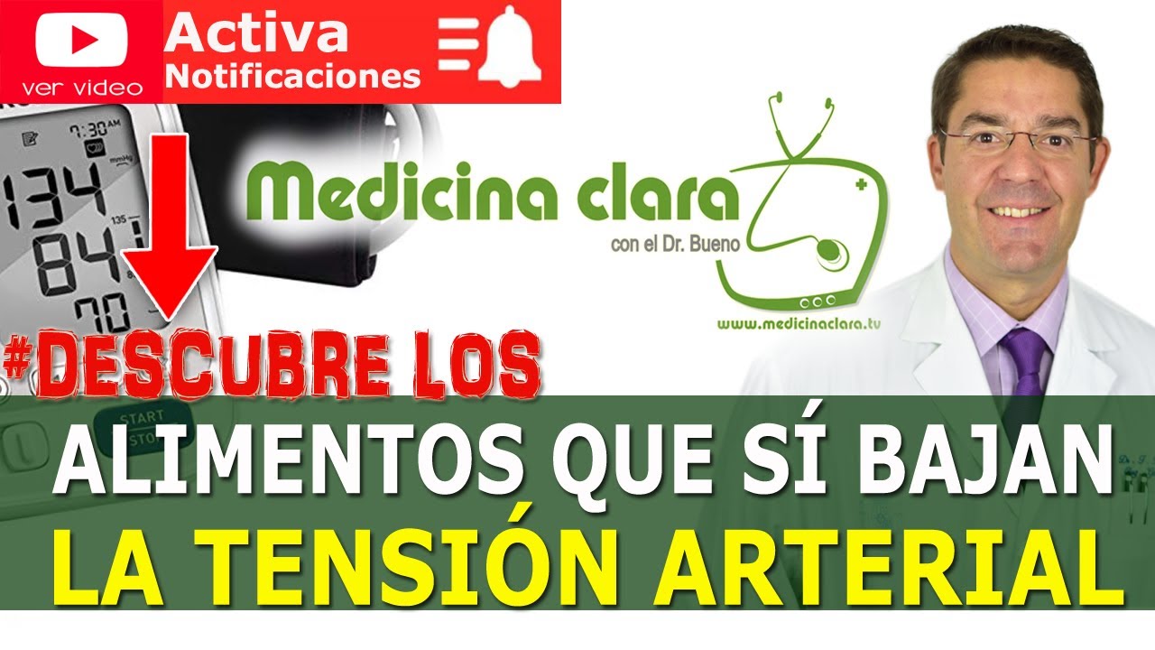 ALIMENTOS que SÍ BAJAN LA PRESIÓN ARTERIAL - ALIMENTOS BUENOS para la Hipertensión | Medicina Clara