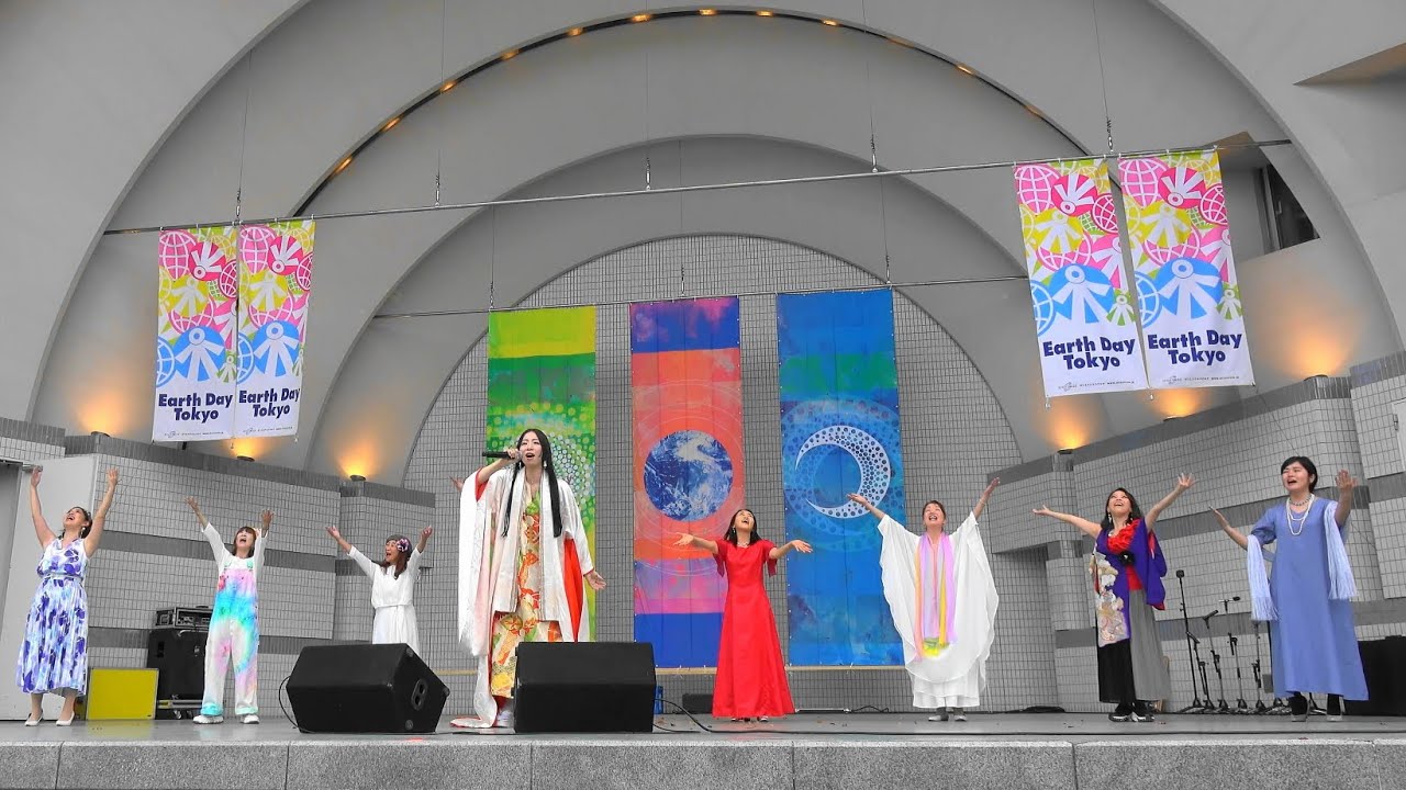 かくばりゆきえ / 「Humming for Peace」［アースデイ東京2025］2025.4.20 @代々木公園