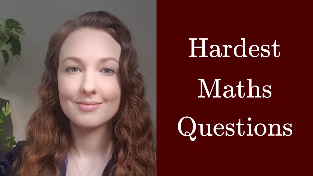 Hardest maths questions for students ~13 years old