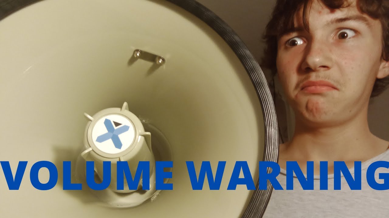 Test/Rewiev of My New Vonyx Megaphone
