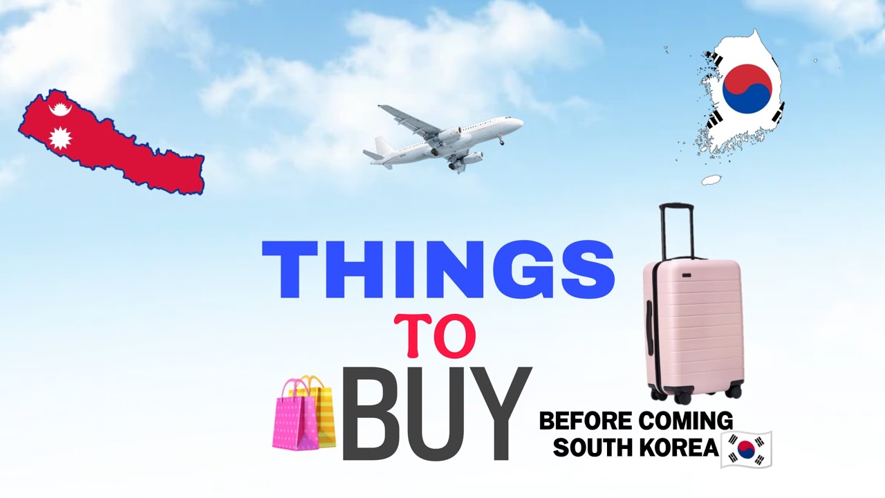 Things To Buy Before Coming ✈️South Korea As an International Student.❤️