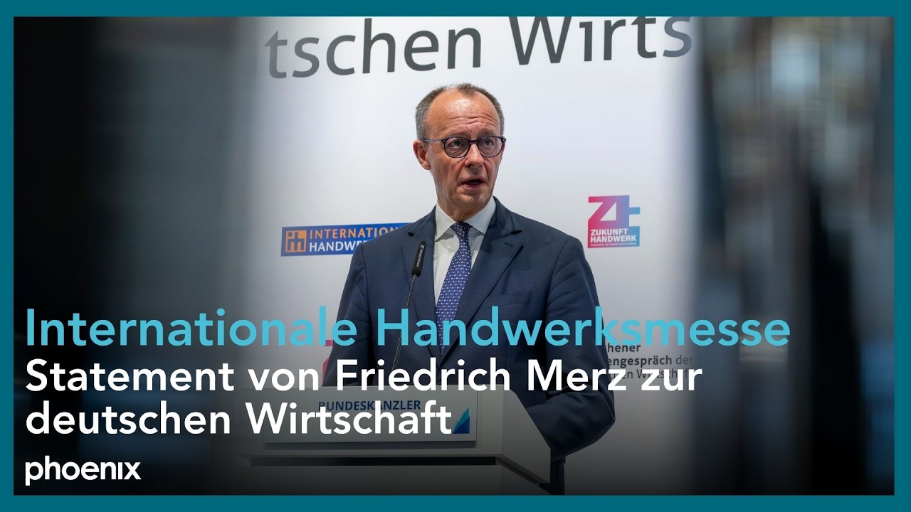 Internationale Handwerksmesse: Statement von Friedrich Merz zur deutschen Wirtschaft | 06.03.26