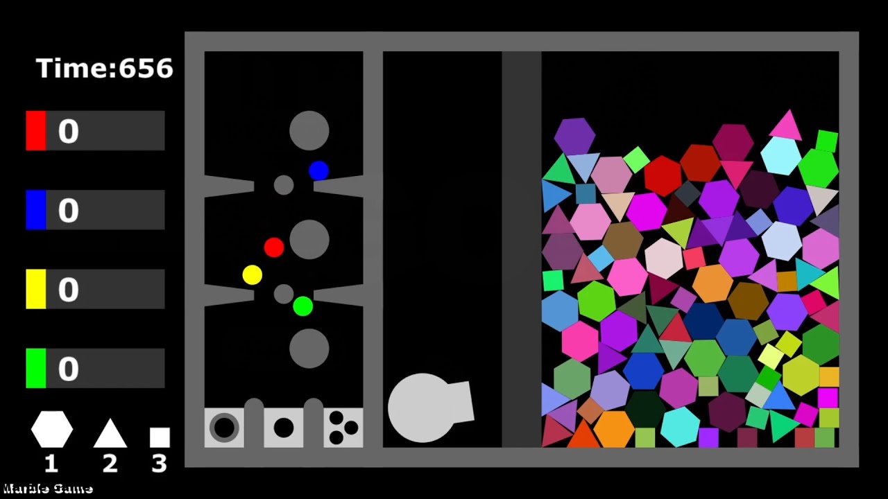 Score Battle 03 - Marble Race in Algodoo