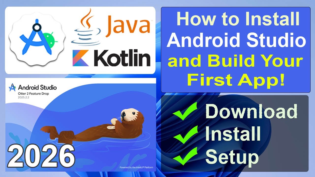 Как установить Android Studio и создать своё первое приложение! | Обновлённая версия 2026 года