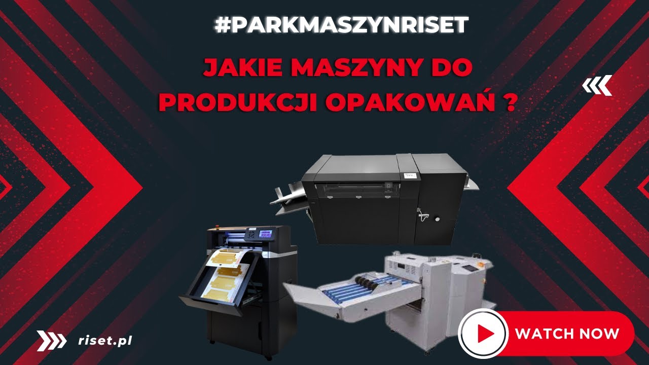 Jakie maszyny do produkcji opakowań ?