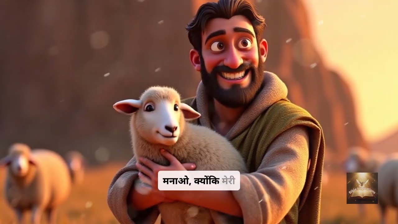 The Lost Sheep Bible Story in Hindi | खोई हुई भेड़ की कहानी