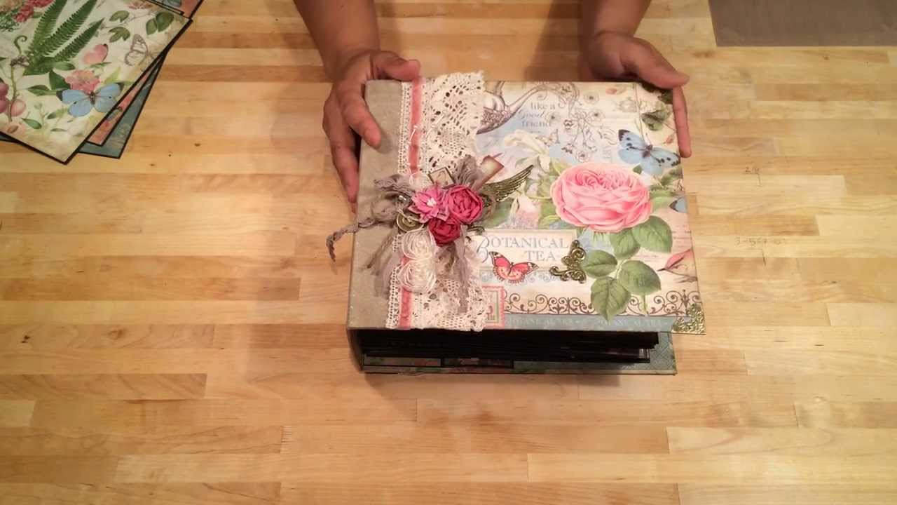 Botanical Tea Mini Album Final Review - SOLD