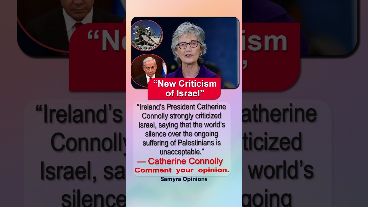 &ldquo;Ireland&rsquo;s President Catherine Connolly Criticizes Israel in Viral Statement&rdquo; #trendingnow