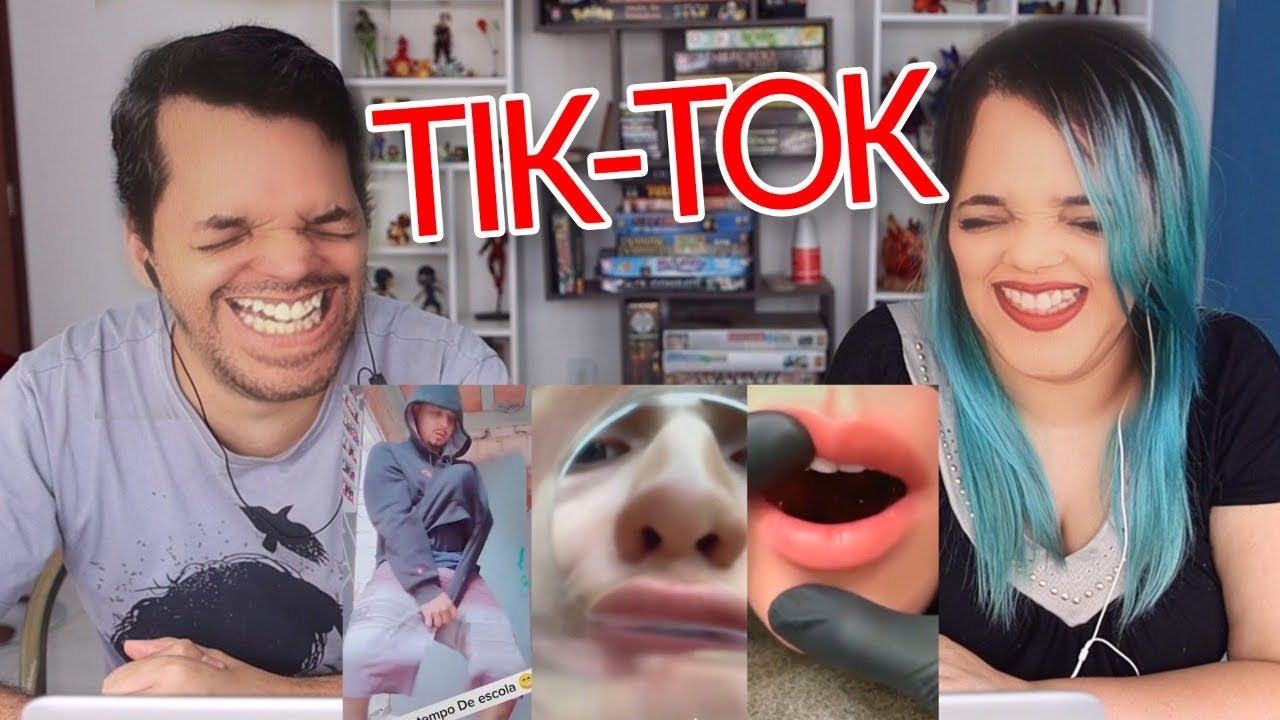 OS MELHORES TIK TOK DE COMÉDIA - TENTE NÃO RIR!  (Amora) - REACT