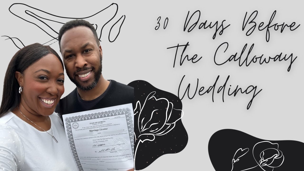 30 Days Before Our Wedding| Wedding Series #UpUpandCalloway
