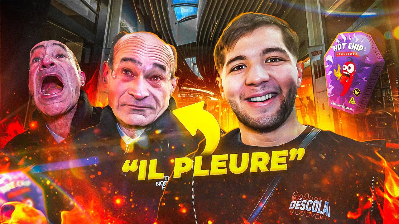 IL A PLEURÉ À CAUSE DE CETTE CHIPS !🌶️(CHALLENGE)