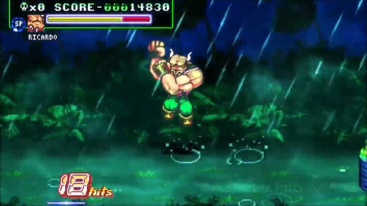 Fight'N Rage - Ricardo advanced combos with dash jump air chains