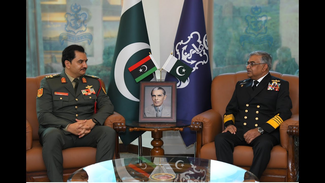 DEPUTY COMMANDER-IN-CHIEF OF THE LIBYAN ARAB ARMED FORCES CALLS ON CHIEF OF THE NAVAL STAFF AT NHQ
