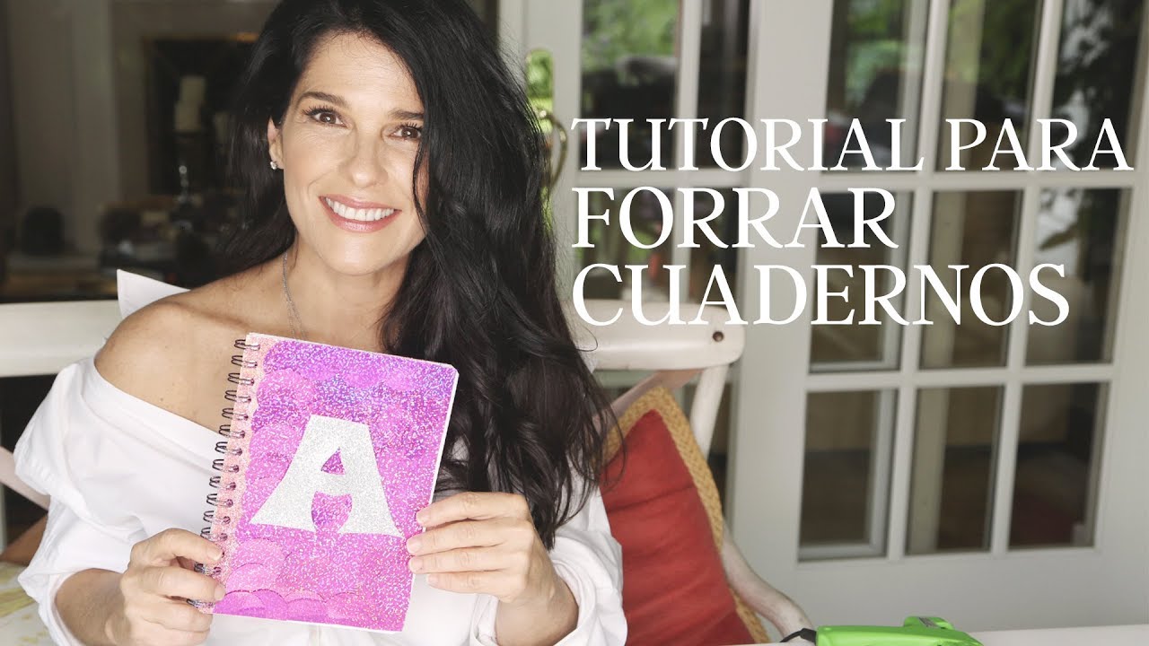 Tutorial para forrar cuadernos| Martha Debayle